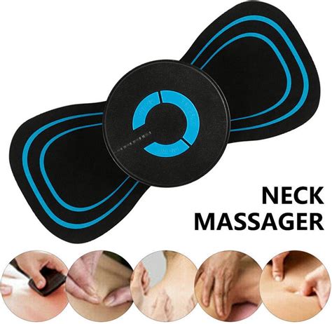 nek massage apparaat ems mini massage apparaat spier stimulatie nek rug buik bolcom