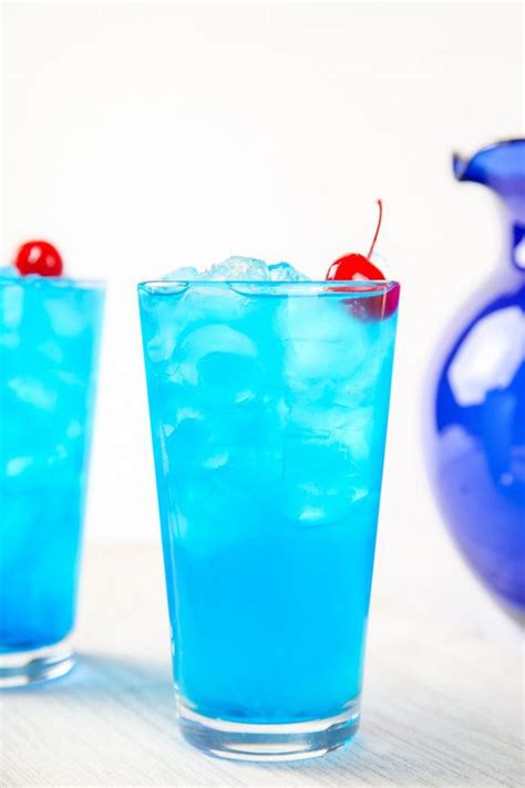 refreshing blue lagoon cocktail baking beauty