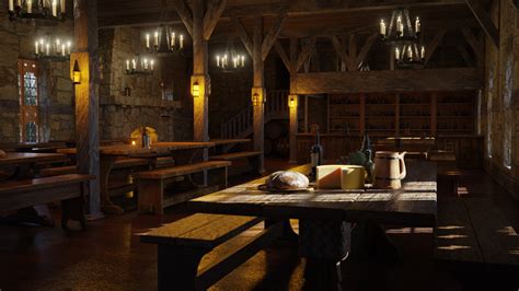 medieval inn interior
