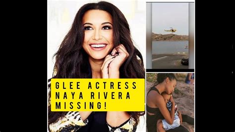Glee Actress Naya Rivera Missing Search And Rescue Actual Video