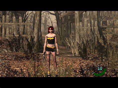 Game Mod Resident Evil 4 Ashley Batgirl Casual For Leon