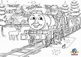 Henry Pages Thomas Coloring Train Colouring Engine Christmas Tank Winter Kids Friends Printable Book Worksheet Mudge Printables Template Happy sketch template