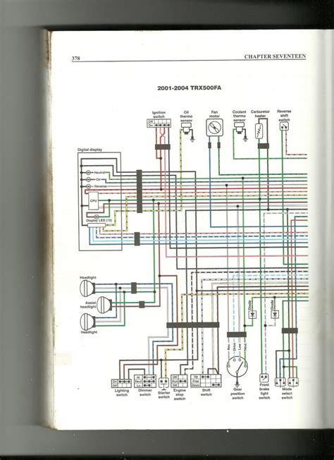 wiring diagram   honda  foreman wiring draw