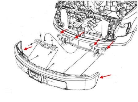 remove  front  rear bumper ford