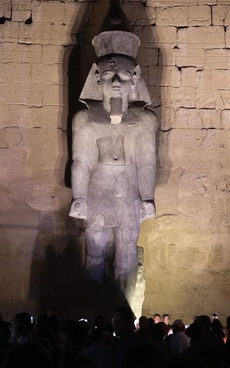 colossus  ton statue  ramses ii unveiled  egypt  restoration