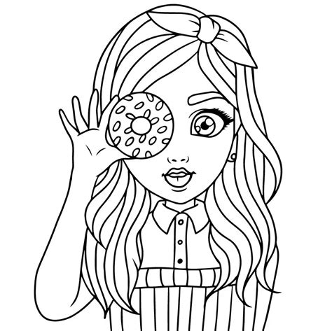 girly coloring pages  printable coloring pages