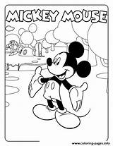 Mouse Mickey Coloring Disney Garden Pages 28f3 Printable Print Color sketch template