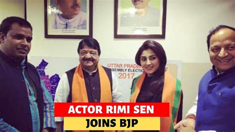 Exclusive Update Actress Rimi Sen Joins Bjp Masterstorke Youtube