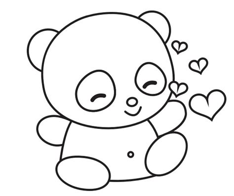 page cute panda coloring pages etsy