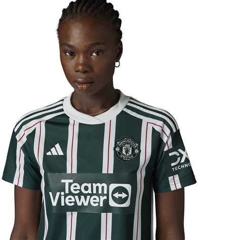 adidas manchester united  shirt   womens greenwhite