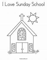 Coloring Sunday School Pages Printable Church Color Sheets Jesus Lord House Twistynoodle Colouring Kids Bible Activities Activity Back Serve Print sketch template