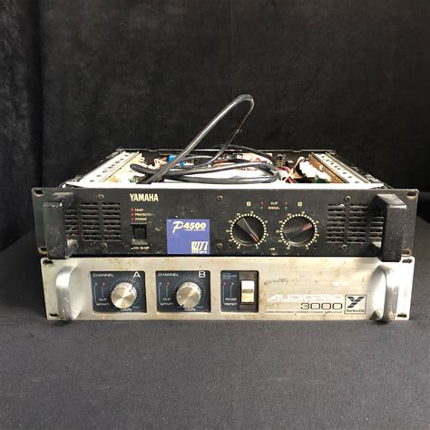 yamaha p power amplifier yorkville audiopro  stereo power amp