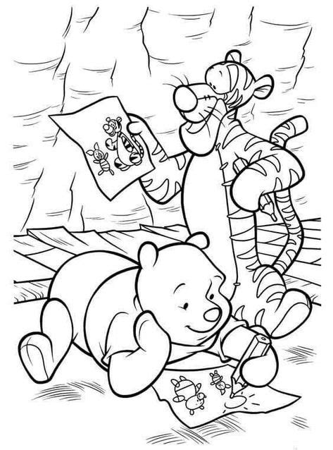 classic winnie  pooh coloring pages