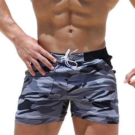 short de sport pour homme short de bain avec cordon de confortable outdoor serrage casual