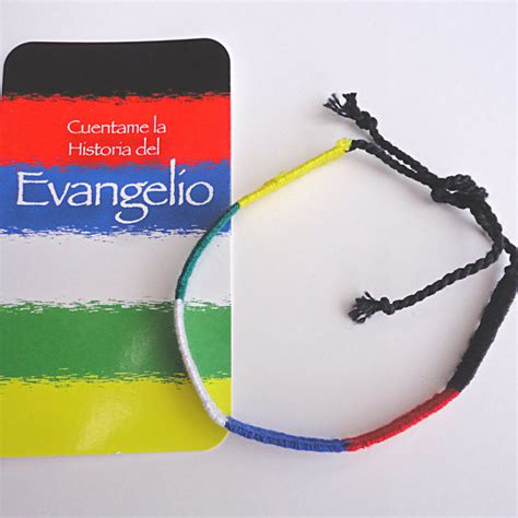 gospel thread bracelet english  spanish  dozen education