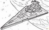 Star Coloring Destroyer Wars Pages Printable Ship Color Starfighter Wing Drawing Supercoloring Super Paper Choose Board First sketch template
