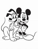 Mickey Mouse Coloring Pluto Pages Friends Baby Friend Drawing Characters Minnie Color Disney Luna Getcolorings Visit Sheets Colorluna Getdrawings Colorings sketch template