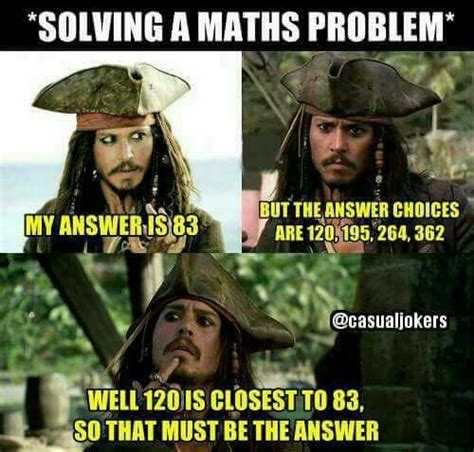 Pin By Joan Huffman On Evil Math Jack Sparrow Funny