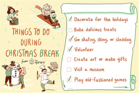 christmas break    holiday activities  ideas