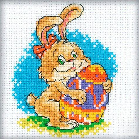 cross stitch pattern easter bunny diy  ideas