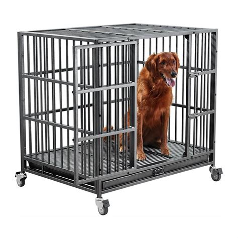 ultimate heavy duty dog cage superb structure  escaping proof