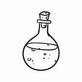 Potion Doodle Drawn Hand Illustration Drawing Preview sketch template