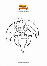 Pokemon Steenee Dibujo Urshifu Supercolored Plante Ausmalbilder sketch template