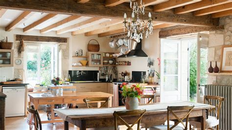 authentic french country kitchen  chic obsession