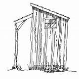 Hillbilly Clipart Outhouse Truck Clip Shacks Cliparts Bluefoxfarm Sketch Library Primitive Rustic Wikiclipart Sheds Copy Own Use sketch template