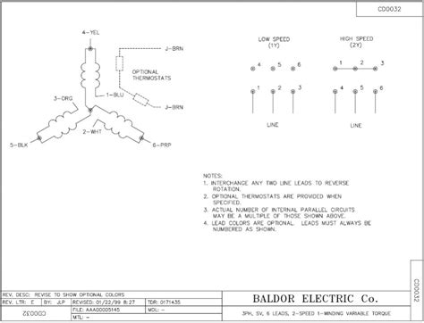 baldor  lead motor wiring diagram wiring diagram