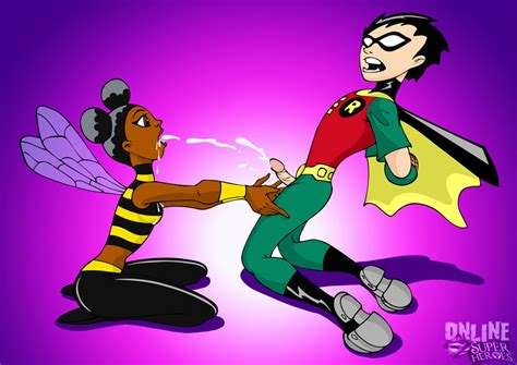 Teen Titans Facial Bumblebee Ebony Porn Superheroes