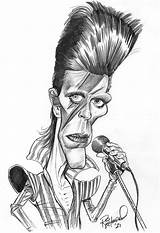 Ziggy Stardust Sketch 2021 Bowie David Richmond Week sketch template