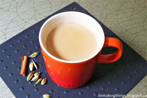 lin making  masala chai