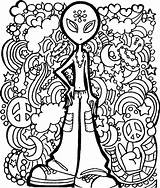 Trippy Drawing Coloring Pages Getdrawings sketch template