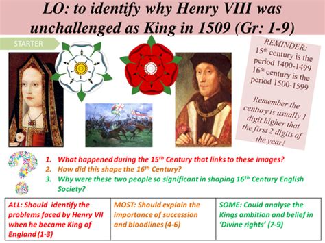 henry viii and his ministers gcse history edexcel unit b3 by