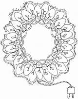 Mandalas Wreaths sketch template