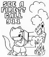 911 Campfire Preschoolers Coloringhome Birijus sketch template