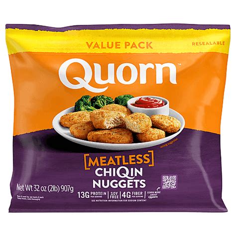 quorn chiqin nuggets meatless  pack  oz frozen foods robert fresh shopping