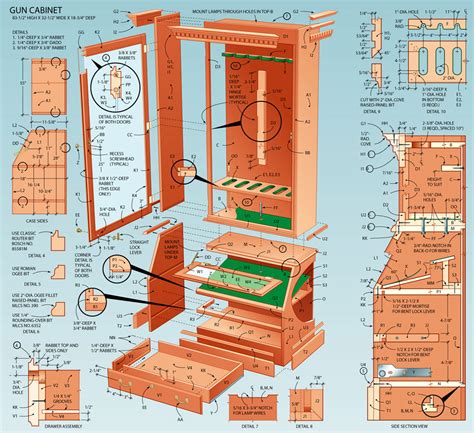 cabinet plans   build diy woodworking blueprints   wood