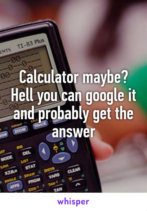 calculator  hell   google      answer