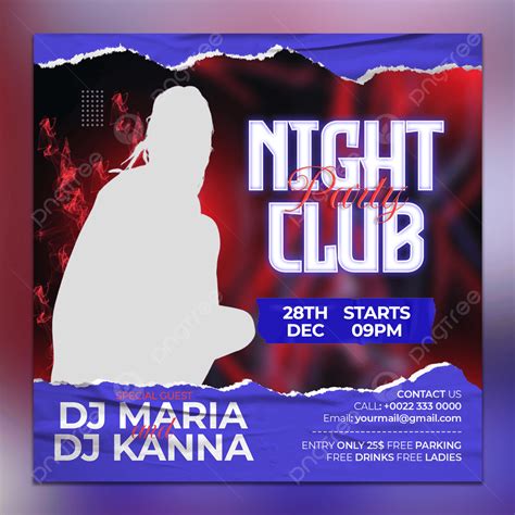 night club party template   pngtree