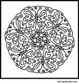 Coloring Pages Butterflies Butterfly Mandala Printable Mandalas Sheets Adult Color Detail Adults Choose Board Yahoo Search Pattern sketch template