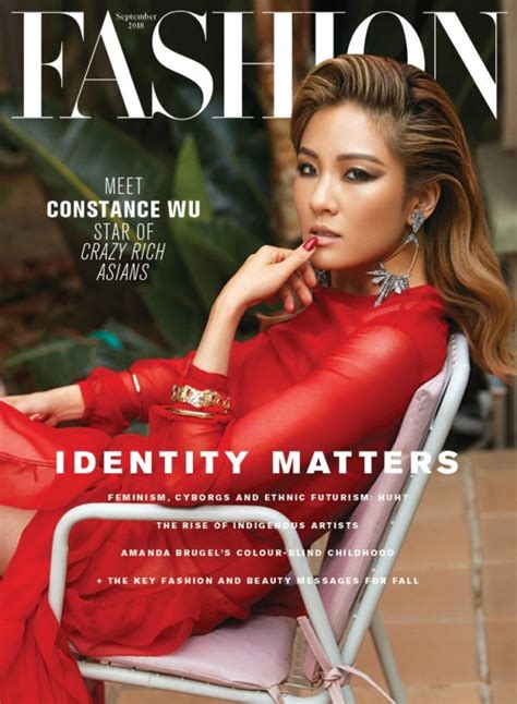 ‘crazy Rich Asians’ Star Constance Wu Poses For Fashion Magazine