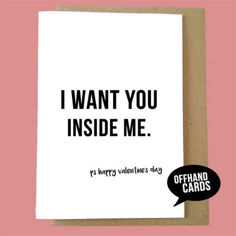 rude valentine s card sexual humour adult