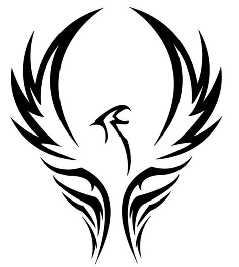 simple tribal tattoo designs google search phoenix bird tattoos