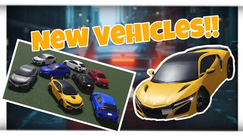 vehicles roblox greenville youtube