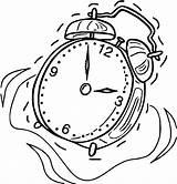 Clock Printable Coloring Alarm Cartoonized Wecoloringpage sketch template