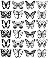 Butterflies Rice Finger Schmetterling Scherenschnitte M51 Mania Tattooideas Animalsmemes sketch template