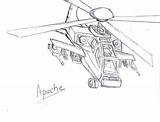 Helicopter Apache Coloring Rod Pages Attack Designlooter Drawings Color 460px 98kb sketch template