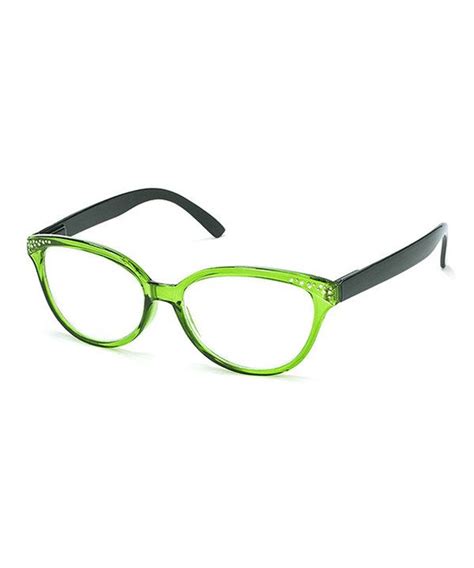 Look At This Green Princess Roxanne Reading Glasses On